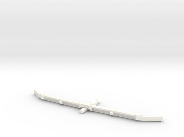 1/64 Alley scraper Blade 12' in White Processed Versatile Plastic