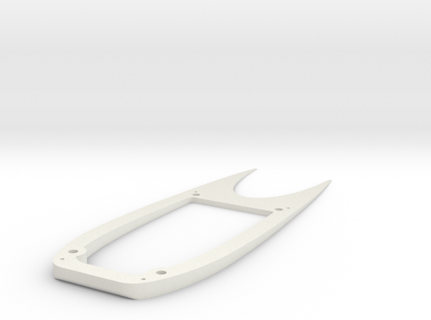 Ranger EX Wing Angle Spacer Top Plate in White Natural Versatile Plastic