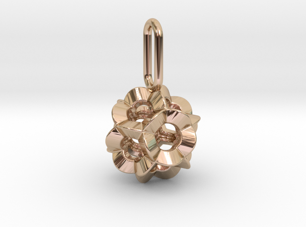 Pendant-c-6-5-10-45-p1o in 14k Rose Gold Plated Brass
