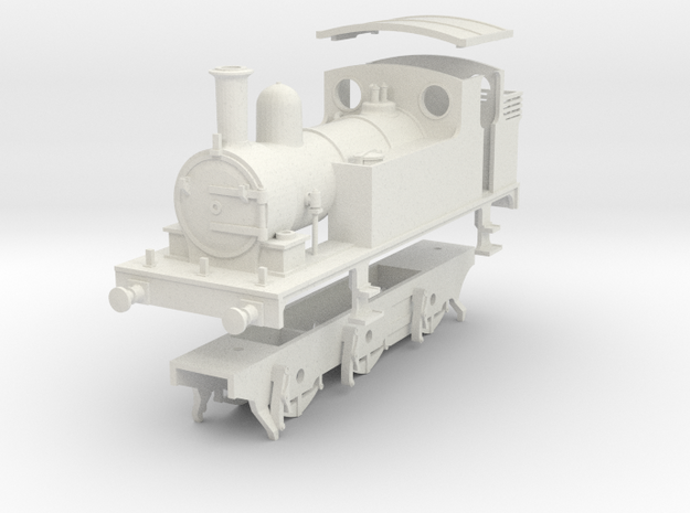 LNER class J65 0.6.0 tank loco kit in White Natural Versatile Plastic