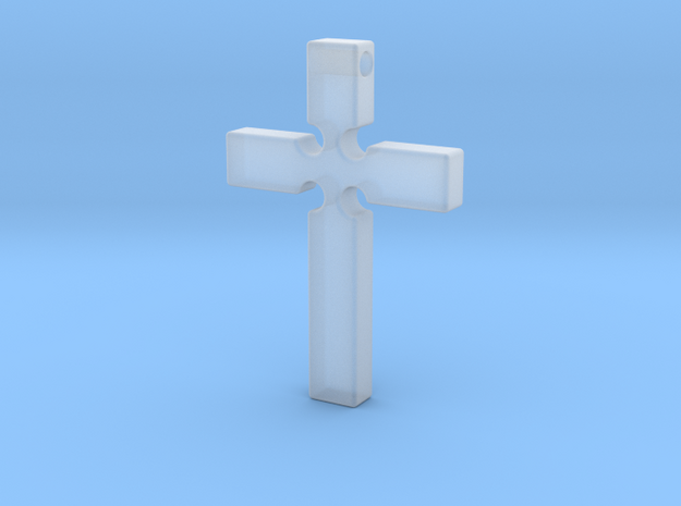 Monroe Cross Revised in Smooth Fine Detail Plastic
