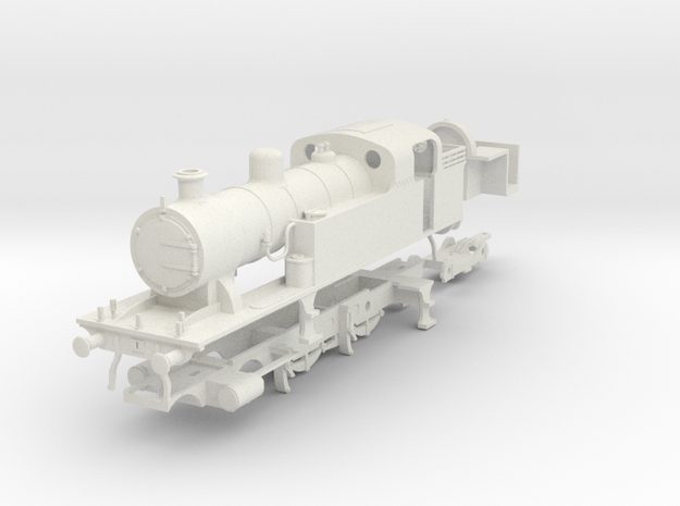 LMS (Ex LT&SR) 442 tank loco (superheated) in White Natural Versatile Plastic
