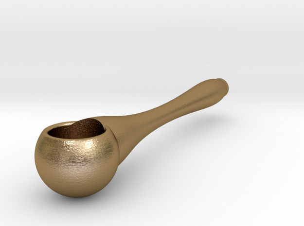  Pipe in Polished Gold Steel