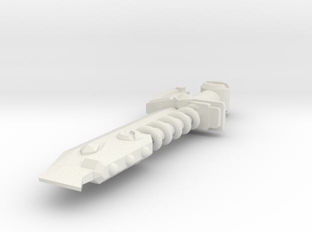 Vibro Sword in White Natural Versatile Plastic