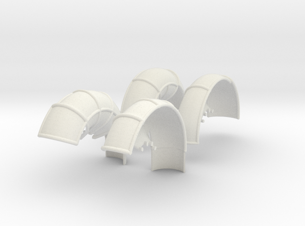 10A-LRV - Fenders in White Natural Versatile Plastic