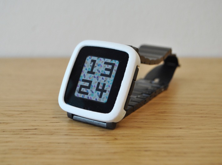 pebble watch white