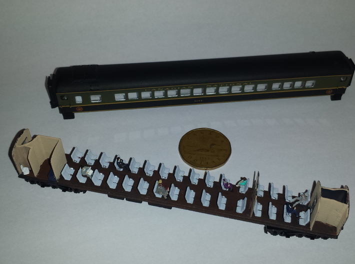 Cnr Pb 74 F Balloon Top Coach N Scale Assembly T2x3lzl4e By Cnr5529