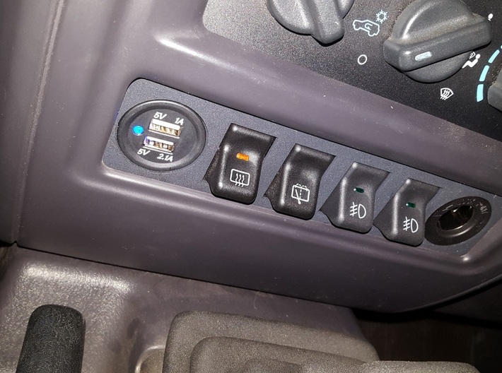 9701 Jeep Cherokee XJ Police Package Switch Panel