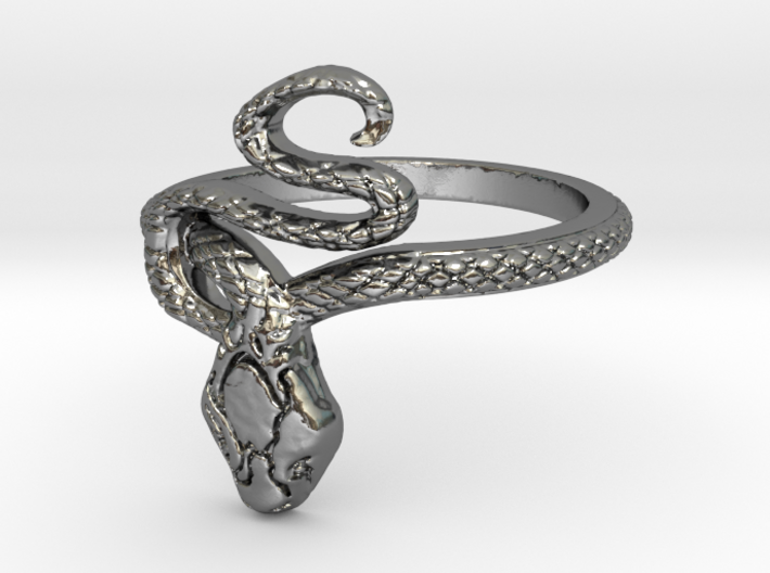 Covetous Silver Serpent Ring (RFJK7KMJD) by wolve202