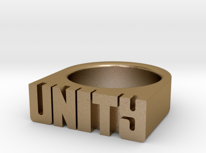 21.8mm Replica Rick James 'Unity' Ring (3666UXLRZ) by hntrcollective
