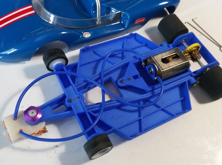3d slot car chassis