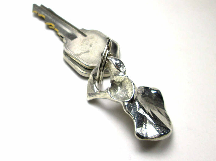 Details about   BONY FISH Bones Fine Pewter Keychain Key Chain Ring Fob USA Made