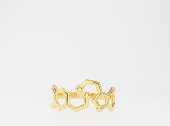 Dopamine Serotonin Molecule Ring Tbcgrphnc By Moleculestore